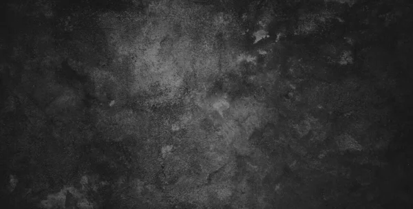 Black Dark Grunge Background Texture Black Concrete Wall — Stock Photo, Image