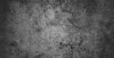 Siyah siyah grunge arkaplan ve siyah beton duvar dokusu.