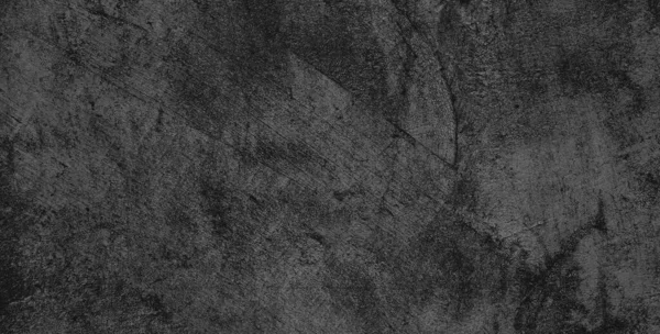 Черная Бетонная Стена Темно Серый Грубый Зернистый Камень Текстура Фона — стоковое фото