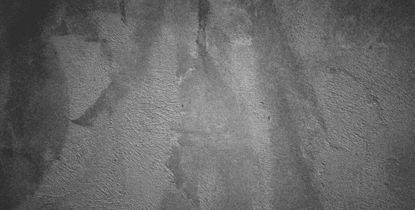 Zwarte Betonnen Muur Donkergrijze Ruwe Korrelige Stenen Textuur Achtergrond — Stockfoto