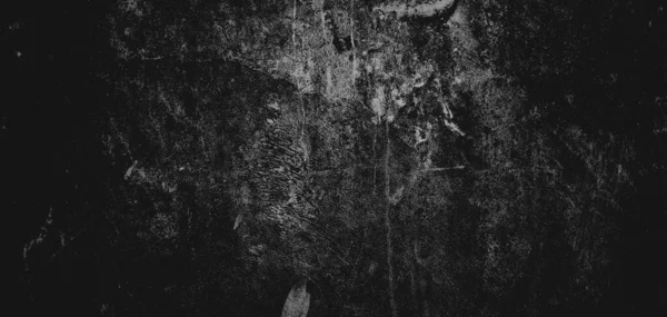 墙壁布满划痕 可怕的黑墙 粘稠的水泥质地为背景 — 图库照片