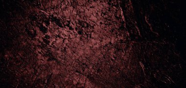 Korkunç karanlık duvar, arka plan için kirli çimento dokusu, çiziklerle dolu bir duvar.