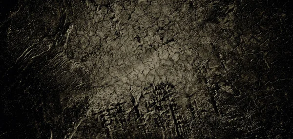 Děsivá Tmavá Stěna Grungy Cement Textura Pro Pozadí Zeď Plná — Stock fotografie