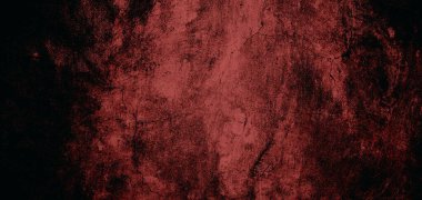 Arka plan için kirli çimento dokusu, çiziklerle dolu bir duvar. Korkunç karanlık duvar.