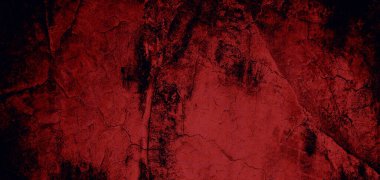 Arka plan için kirli çimento dokusu, çiziklerle dolu bir duvar. Korkunç karanlık duvar.