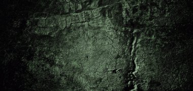 Arka plan için kirli çimento dokusu, çiziklerle dolu bir duvar. Korkunç karanlık duvar.