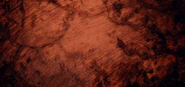 Arka plan için kirli çimento dokusu, çiziklerle dolu bir duvar. Korkunç karanlık duvar.