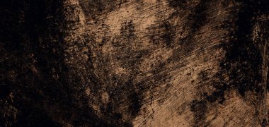 Arka plan için kirli çimento dokusu, çiziklerle dolu bir duvar. Korkunç karanlık duvar.