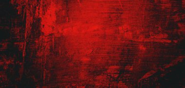 Duvar çiziklerle dolu. Arka plan için kirli çimento dokusu, korkutucu koyu duvar. Kara duvar.