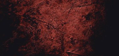 Duvar çiziklerle dolu. Arka plan için kirli çimento dokusu, korkutucu koyu duvar. Kara duvar.