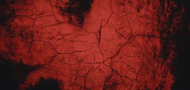 Duvar çiziklerle dolu. Arka plan için kirli çimento dokusu, korkutucu koyu duvar. Kara duvar.