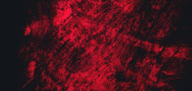 Duvar çiziklerle dolu. Arka plan için kirli çimento dokusu, korkutucu koyu duvar. Kara duvar.