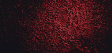 Duvar çiziklerle dolu. Arka plan için kirli çimento dokusu, korkutucu koyu duvar. Kara duvar.