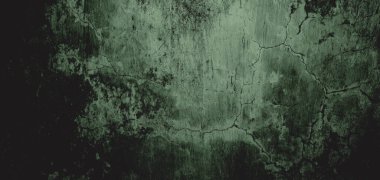 Duvar çiziklerle dolu. Arka plan için kirli çimento dokusu, korkutucu koyu duvar. Kara duvar.