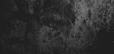 Duvar çiziklerle dolu. Arka plan için kirli çimento dokusu, korkutucu koyu duvar. Kara duvar.