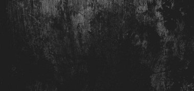 Duvar çiziklerle dolu. Arka plan için kirli çimento dokusu, korkutucu koyu duvar. Kara duvar.