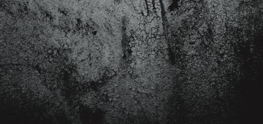 Duvar çiziklerle dolu. Arka plan için kirli çimento dokusu, korkutucu koyu duvar. Kara duvar.