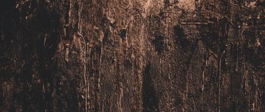 Duvar çiziklerle dolu. Arka plan için kirli çimento dokusu, korkutucu koyu duvar. Kara duvar.