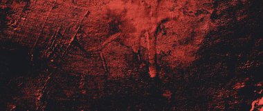 Duvar çiziklerle dolu. Arka plan için kirli çimento dokusu, korkutucu koyu duvar. Kara duvar.