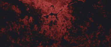 Duvar çiziklerle dolu. Arka plan için kirli çimento dokusu, korkutucu koyu duvar. Kara duvar.