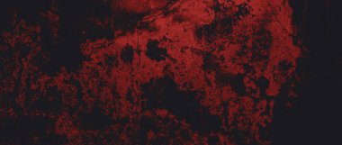 Duvar çiziklerle dolu. Arka plan için kirli çimento dokusu, korkutucu koyu duvar. Kara duvar.