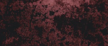 Duvar çiziklerle dolu. Arka plan için kirli çimento dokusu, korkutucu koyu duvar. Kara duvar.