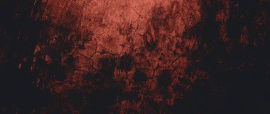 Duvar çiziklerle dolu. Arka plan için kirli çimento dokusu, korkutucu koyu duvar. Kara duvar.