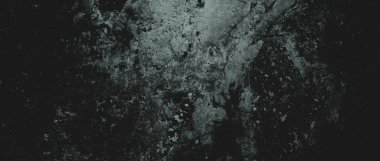 Duvar çiziklerle dolu. Arka plan için kirli çimento dokusu, korkutucu koyu duvar. Kara duvar.