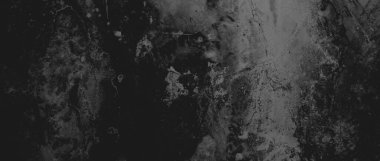 Duvar çiziklerle dolu. Arka plan için kirli çimento dokusu, korkutucu koyu duvar. Kara duvar.