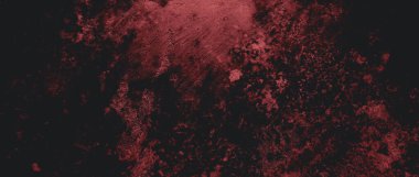 Duvar çiziklerle dolu. Arka plan için kirli çimento dokusu, korkutucu koyu duvar. Kara duvar.