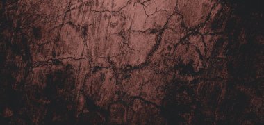 Duvar çiziklerle dolu. Arka plan için kirli çimento dokusu, korkutucu koyu duvar. Kara duvar.