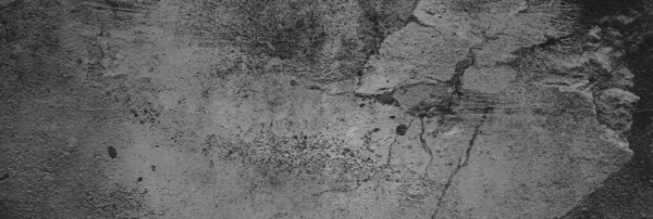 Порожній Сірий Гранжевий Фон Текстури Цементної Стіни Довгий Банер Фонової — стокове фото