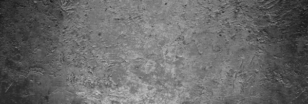 Blank Grey Grunge Cement Wall Texture Background Background Panorama Banner — Stock Photo, Image