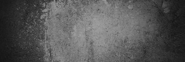 Blank Grey Grunge Cement Wall Texture Background Background Panorama Banner — Stock Photo, Image