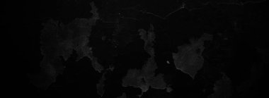 Ürkütücü karanlık duvarlar, arka plan için uzun siyah beton dokusu.