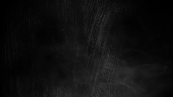 Scary Smoky Σκούρο Τοίχο Ανοιχτό Μαύρο Τσιμέντο Τσιμέντου Υφή Για — Αρχείο Βίντεο