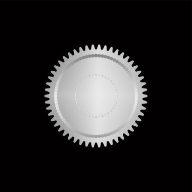 Vektör illüstrasyon sertifikası altın folyo mühür veya madalya izole edildi