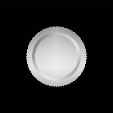 Vektör illüstrasyon sertifikası altın folyo mühür veya madalya izole edildi