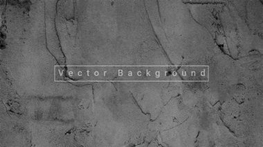 Vektör arkaplan çizimi. Gri beton duvar arka planı.