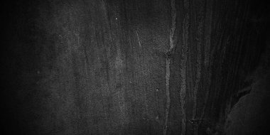 Kaya soyut kara duvar arkaplanı. koyu alçılı duvar arkaplanı