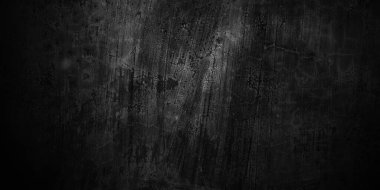 Kaya soyut kara duvar arkaplanı. koyu alçılı duvar arkaplanı