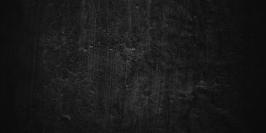 Kaya soyut kara duvar arkaplanı. koyu alçılı duvar arkaplanı