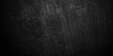 Kaya soyut kara duvar arkaplanı. koyu alçılı duvar arkaplanı