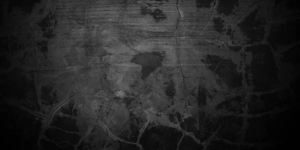 Rock Abstrait Fond Mur Noir Fond Mural Sombre Plâtré — Photo