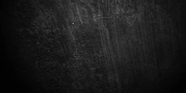 Rock Abstract Black Wall Background Dark Plastered Wall Background — Photo