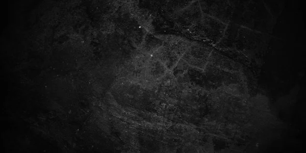 岩石抽象的黑墙背景 深色斑纹壁背 — 图库照片