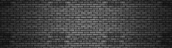 Brick Wall Panoramic Background Vintage Brick Wall Background — Photo