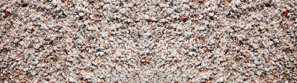 Panoramic Pebbles Stone Background Old Brick Wall Stone — 스톡 사진