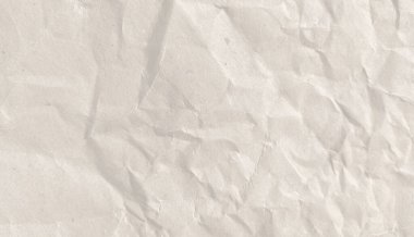 Çeşitli amaçlar için buruşmuş kağıt dokusu arka planı. Beyaz buruşuk kağıt dokusu