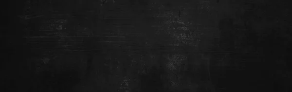 Панорамные Темные Стены Слегка Светло Черная Бетонная Текстура Цемента Фона — стоковое фото
